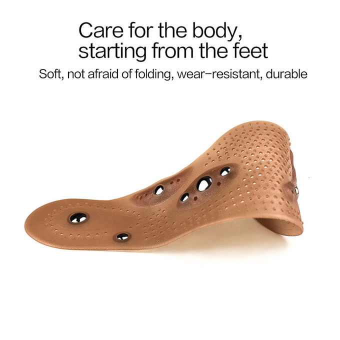 Las plantillas magnéticas del Acupressure del alivio del dolor, los cojines magnéticos del zapato eliminan olores del pie