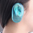 Proteja las cubiertas del oído del silicón, oído claro azul del silicón para el uso personal/el salón de la peluquería