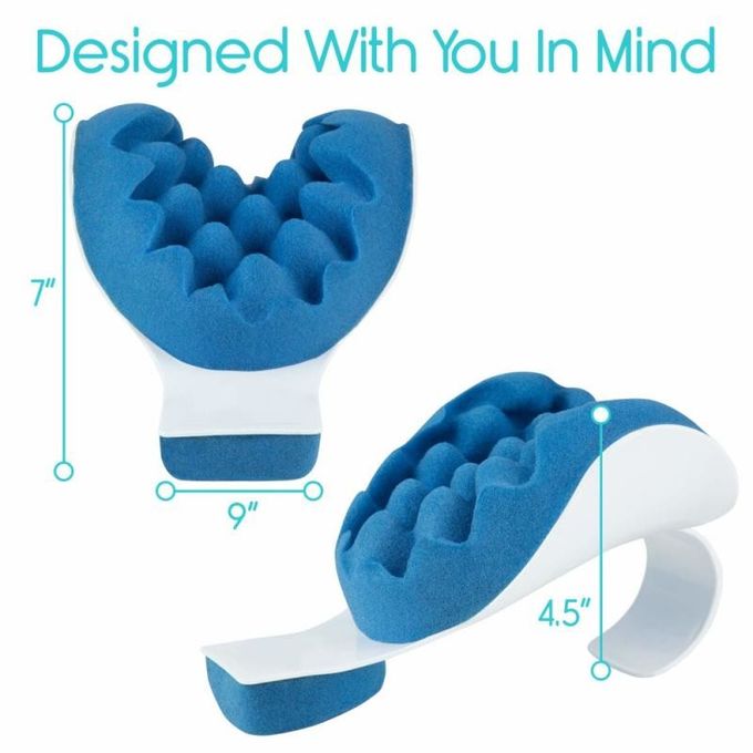 Eco amistoso relaja la almohada del masaje, diseño ergonómico de la almohada del masaje del cuello