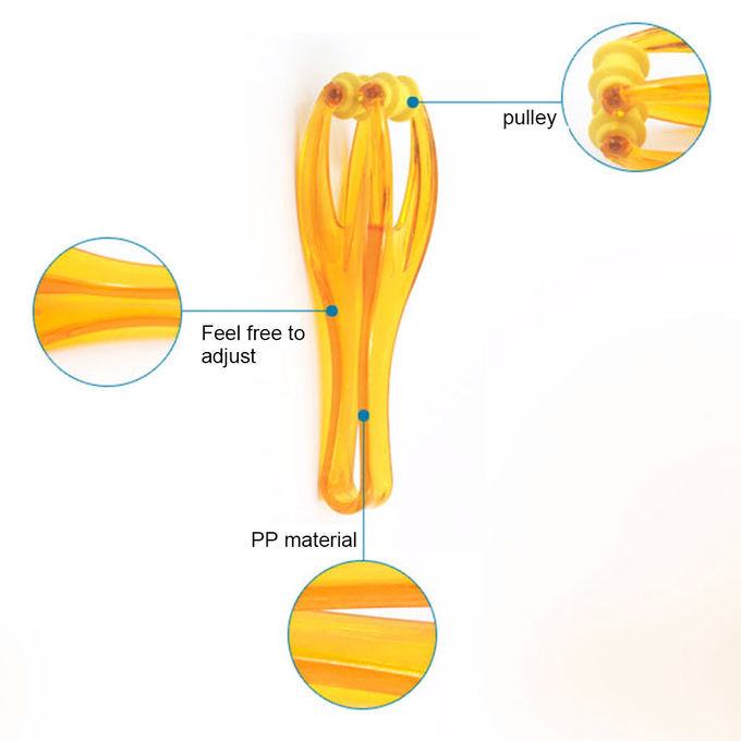 El diseño combado Massager común del rodillo del cuerpo del PDA del finger promueve la circulación de sangre